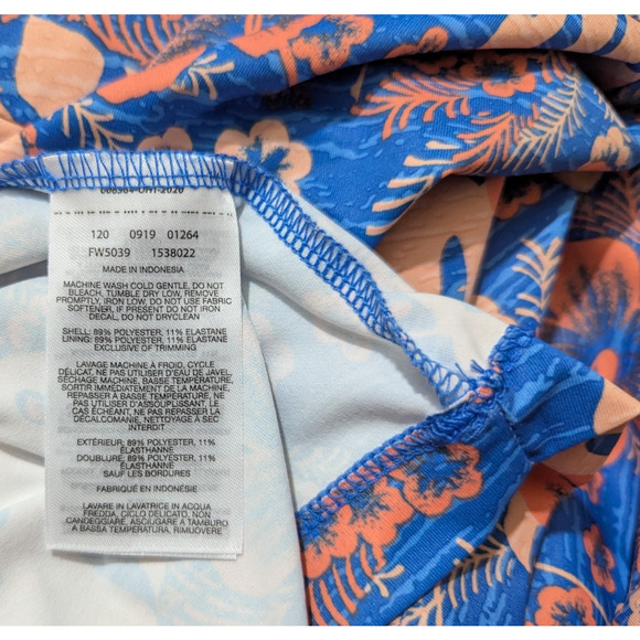 Columbia PFG Dress sz 1X sleeveless tank stretchy lightweight floral print 4541 - Picture 6 of 6